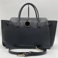 【極美品】BVLGARI トートバッグ アルバ ブラック 2way A4収納
