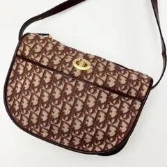 【上品】Christian Dior ショルダーバッグ トロッター キャンバス
