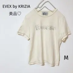 美品♡ EVEX by KRIZIA カットソー　ビジュー　アイボリー　Mサイズ