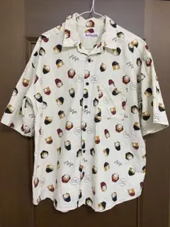 総柄シャツ　アメカジ 古着スタイル