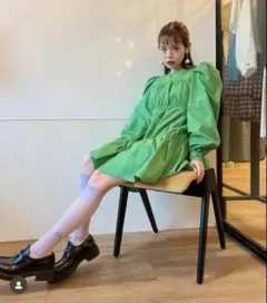 ディアシスターフッド raise me up dress ミニ ワンピース