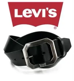 Levi's オクタゴンバックル レザーベルト6981 黒