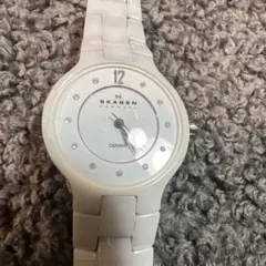B092 SKAGEN レディース 時計 ホワイト セラミック
