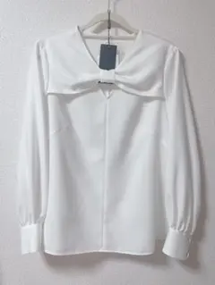新品 Rene 2021秋冬 ルネ リボン ブラウス 36