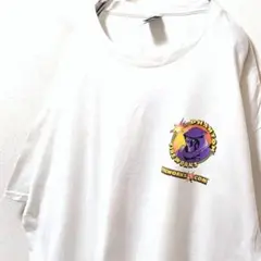 ギルダン ファントムファイヤーワークス ロゴ Tシャツ ホワイト白 XL古着