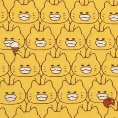 [no.4022]セール☆ノラネコぐんだん 大集合柄 オックス 生地＊