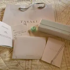 TASAKI K18WG ダイヤモンド ネックレス