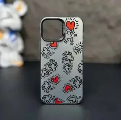新品　Keith Haring アート iPhone13ケース