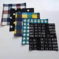 2538,ハンカチ　ハンドメイド
