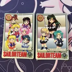 【当時物希少】セーラームーン　カードダス　2枚セット