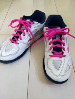 Mizuno テニスシューズ ホワイト/ピンク