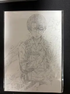 進撃の巨人 リヴァイ イラストカード 映画