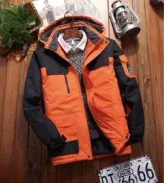 レディース スキージャケット スノボウェア 裏起毛 フード付き 登山 防寒XXL