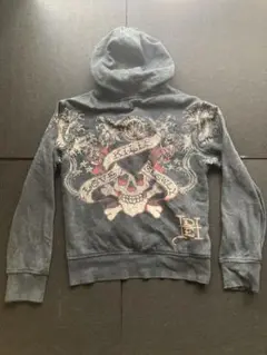 希少 Fairy grunge Ed Hardy ジップパーカー