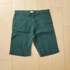グローバルワーク　ハーフパンツ　ショートパンツ　緑　L