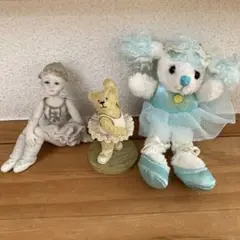 バレリーナ人形とぬいぐるみセット