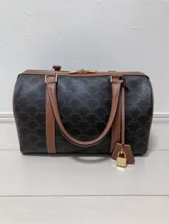 ★トリオンフキャンバス★【CELINE】ボストン ラージ ☆CELINE直営店☆トリオンフ キャンバス ラージ ボストンバッグ