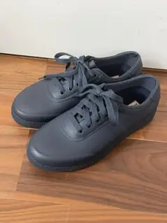 ハンター レインシューズスニーカー 紺色