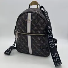 A6【良品】GUESS モノグラム バックパック リュック PVC ユニセックス