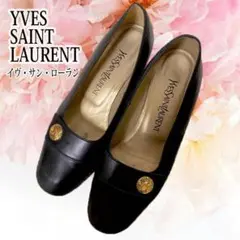 SAINT LAURENT イヴ・サンローラン パンプス 黒