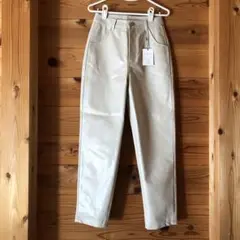レザーテーパードパンツ[gm350]