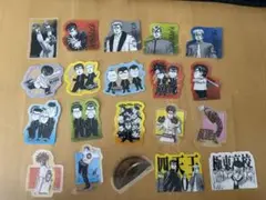 【美品】ろくでなしブルース BLUES クリアステッカー 全20種 コンプセット