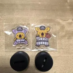 千葉ロッテ　チャンスくん・ナイスちゃんアクリルスタンド