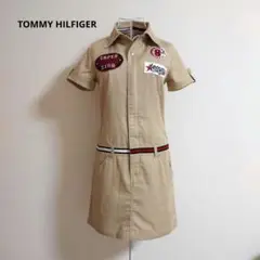 TOMMY HILFIGER　ワッペン　シャツワンピース