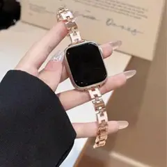 Apple Watch アップルウォッチ バンド ブレスレット ローズホワイト