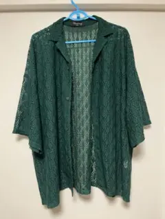 レースシャツ グリーン