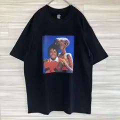 【未使用品】 マイケル・ジャクソン　E.T　2ショット　フォト　Tシャツ　新品