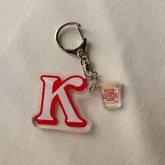 カップヌードル ミニチュア付き K キーホルダー