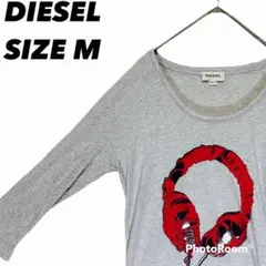 DIESELレディース ロングTシャツ M 七分袖 ディーゼル ロンT 古着