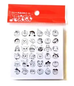 GU + ASOKO キャラクターメモ用紙 50枚入り　ドラえもん