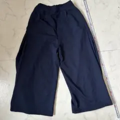 ikkaネイビー フレアーワイドパンツ サイズ150cm値下げ即買いNG