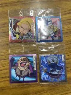 ワンピース　にふぉるめーしょんしーる　4種セット