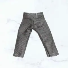 オビツ11 ねんどろいど どーる 服 パンツ チャコールグレー