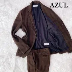 極美品✨ AZUL by moussy チェック柄 セットアップ Mサイズ