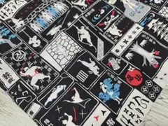 SALE✨【廃番&レア】コスモテキスタイル スケア 和柄 忍者