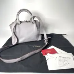 定価18万 美品 C ドゥ カルティエ Cartier 2way ミニ バッグ