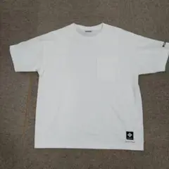 Columbia ホワイト Tシャツ Mサイズ　厚手 【コロンビア】