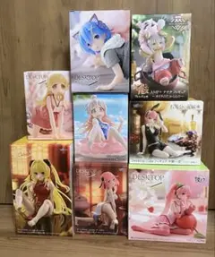 タイトー プライズフィギュア 8個 セット
