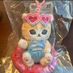 mofusand ぎゃるなバカンスにゃんマスコット 茶白 ぬいぐるみ