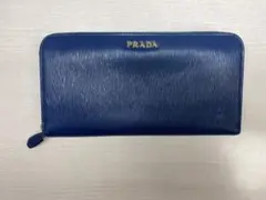 PRADA 財布 長財布 青
