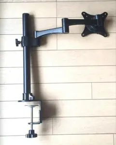BESTEK モニターアーム 黒 シングルタイプ