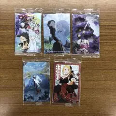 5枚セット　Re:ゼロから始める異世界生活　ウエハース　カード　リゼロ