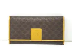 ヴィンテージ☆CELINE☆セリーヌ☆レザー☆マカダムがま口☆長財布!!