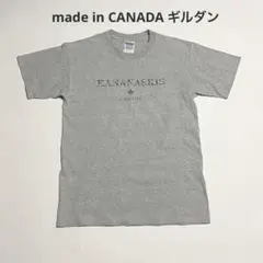 GILDAN ギルダン シンプル 杢グレー アウトドア スポーツ ロゴ Tシャツ