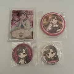 小早川紗枝　アイドルマスターシンデレラガールズ　缶バッジほか計4点　6lι