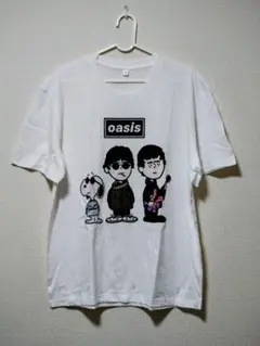 24時間以内発送　oasis キャラクター プリント Tシャツ
